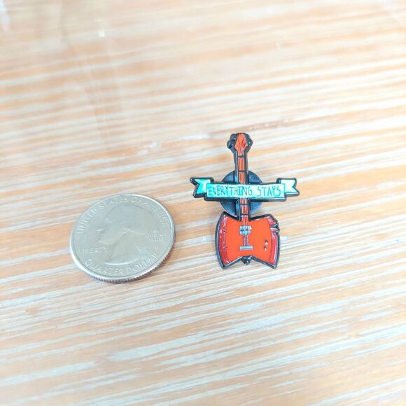 Adventure Time Pin Marceline Guitar Everything Stays - Picture 3 of 3
